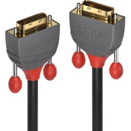 LINDY 36225 - Monitor de cable DVI-D Dual Link 7,5 m