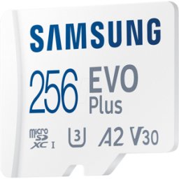 SAMS MB-MC256SA - Tarjeta de memoria microSDXC de 256 GB, Samsung, EVO Plus