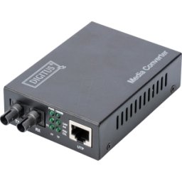 DIGITUS DN821101 - Convertidor multimedia, Gigabit Ethernet, ST, multimodo
