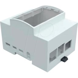 JOY-IT RPI CASE DIN4 - Carcasa para frambuesa Pi 4, barra de sombrero, gris/trans.