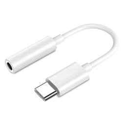 PcCom Essential Cable USB-C a Jack 3.5 con Samsung Chipset Blanco