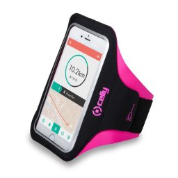 Celly Arm Band Brazalete Rosa para Smartphone hasta 6.5