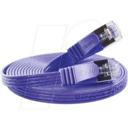 SLIM S6 025 VT - Cable de conexiones SLIM Cat.6, STP(PIMF), 0,25 m, violeta