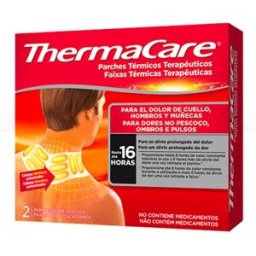 Thermacare Bandas térmicas para el dolor de cuello, hombros y muñecas 2 unidades