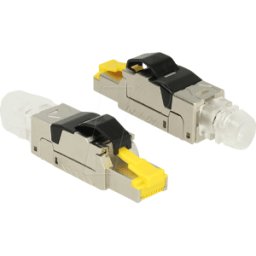 DELOCK 86285 - Conector RJ45 de montaje en campo Cat.6a, metal