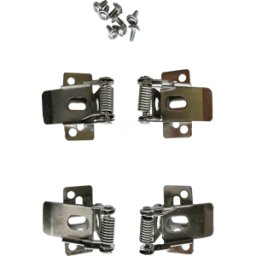 LUXULA LX0706 - Juego de clips de resorte, juego de montaje, 4 clips de resorte