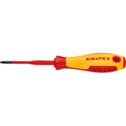 KNIPEX KN 98 25 01 SLS - Destornillador empuñadura de varios componentes, ranura e
