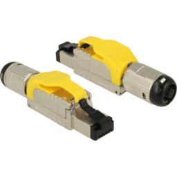 DELOCK 86287 - Conector RJ45 de montaje en campo Cat.6a, metal