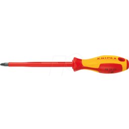 KNIPEX KN 98 25 00 - Destornillador empuñadura de varios componentes, ranura e