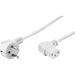 GOOBAY NKSK 150 WS GEW - Cable de red, conector con toma de tierra, rosca, 1,5 m, ws, ros