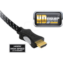 HDGEAR HDG HC0065-05B - Cable HDMI High Speed con Ethernet, 5,0 m