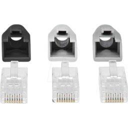 NEDIS N CCBW89360GY - Conector RJ45, UTP Cat.6, 10 unidades