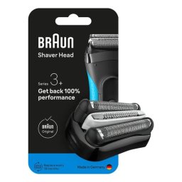 Cabezal de afeitado Braun Series 3+ 32B Negro Acero inoxidable Recambio