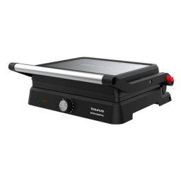 Parrilla eléctrica Taurus Bistro Essential aluminio negra 2600 W apertura 180°