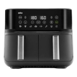 Freidora de aire Braun TD 3030I BK 8 L 2850 W doble cesta con Sync