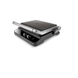 Parrilla eléctrica Black & Decker BXGR2000E apertura 180°, 2000 W, placas extraíbles