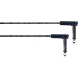 CORDIAL EI 0,15 RR - Cable de audio, conector mono de 6,3 mm, plano, angulado 0,15 m.