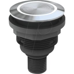 SCHLEGEL SVATLRGI0090C005 - Pulsador - 1 S, campana, acero inoxidable, anillo led verde
