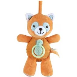 Chicco Caja musical de juguete con forma de panda rojo de