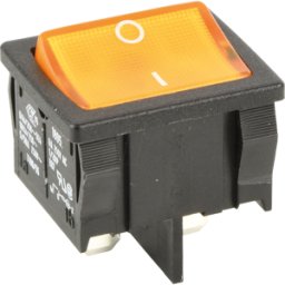 MARQUARDT MAR 1805.7104 - Interruptor basculante del interruptor de apagado (DPST) - ON -