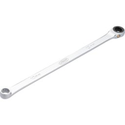 VIGOR VI V7031-10 - Llave de boca cerrada con carraca, extralarga, SW 10 mm