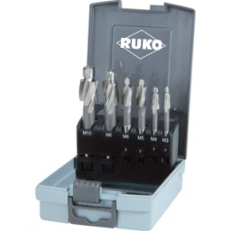 RUKO 102450RO - Conjunto de contrapisadero plano, fino, 5 piezas RO