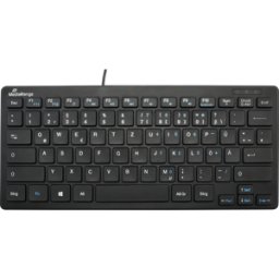MEDIARANGE MR OS112 - Teclado, USB, negro, plano, compacto
