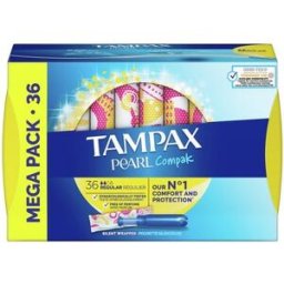 Tampax Pearl Compak Tampón Regular 36uds