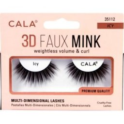 Cala Lashes 3D Faux Mink Pestañas Postizas Icy 1 Par