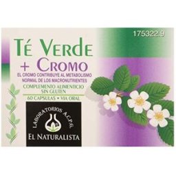 El Naturalista Té Verde + Cromo 60caps