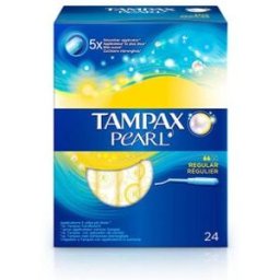 Tampax Pearl tampón regular 24uds