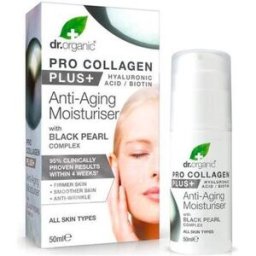 Dr. Organic Crema Collagen Antiedad Plus+ Pearl 50ml