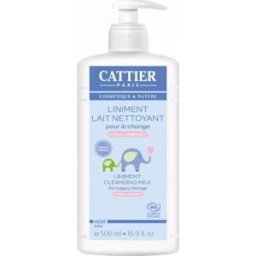 Cattier Linimento Bío Leche Limpiadora para Cambio de Pañales 500ml