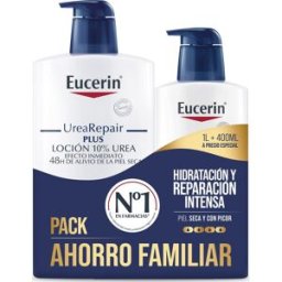 Eucerin Pack UreaRepair Plus Loción 10% Urea 1L+400ml