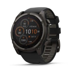 Garmin fenix 8 Bluetooth GPS WiFi 51mm Pantalla Digital Zafiro Titanio Negro Talla Única Resistencia Agua 10ATM SpO2 Pulsómetro Sueño