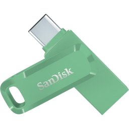 Memoria USB SanDisk Ultra Dual Drive Go 128 GB USB-C y USB-A verde