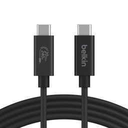 Cable USB Belkin INZ004BT2MBK USB4 2 m 240 W 20 Gbps Negro