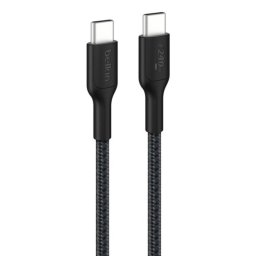 Cable USB-C Belkin BoostCharge Pro 2 m 240 W negro carga rápida y trenzado resistente