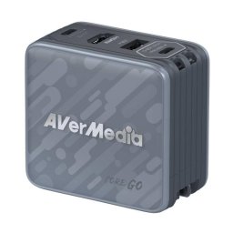 Cargador AVerMedia GC313 USB-C 100W Power Delivery carga rápida HDMI 4K