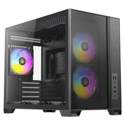 Caja PC Antec FLUX M Micro ATX ARGB Frontal malla Vidrio templado