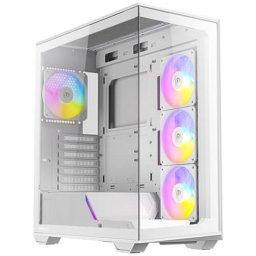 Caja de ordenador Antec C3 ARGB Blanco panel vidrio templado y refrigeración avanzada