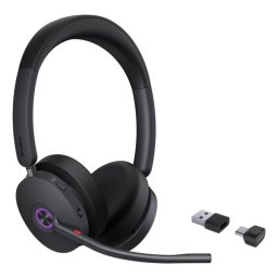 Auriculares Yealink BH74 inalámbricos Bluetooth con Cancelación de Ruido, doble micrófono, uso profesional oficina, negros