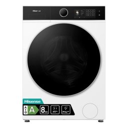 Lavadora Hisense Serie 5i WF5I8043BWF Carga Frontal 8 kg 1400 rpm Clase A Blanca WiFi