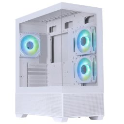 Caja gaming BitFenix Ceto Basic Blanca vidrio templado ARGB torre media