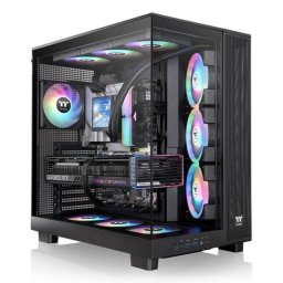 Caja PC Thermaltake View 380 XL TG ARGB cristal templado negra