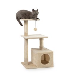 Rascador Lionto para gatos, 85 cm - beige