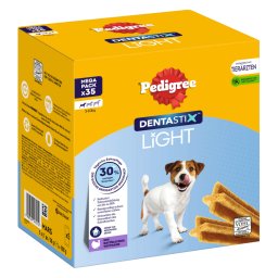 Snacks dentales Pedigree Dentastix Light para perros pequeños (5 - 10 kg) - 35 unidades