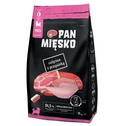 Pan Mięsko Large Puppy ternera con codorniz - 2 x 9 kg
