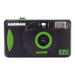 Cámara Analógica Ilford Harman EZ-35 Reutilizable 35mm Objetivo 31mm F/11 Flash Negro