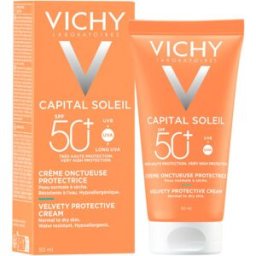Capital Soleil Crema Protectora Para Piel Sedosa Spf 50+ 50 Ml